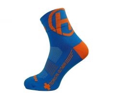 ponožky HAVEN LITE Silver NEO blue/orange (2 páry) 8-9 (42-43) 