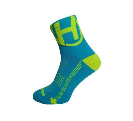 ponožky HAVEN LITE Silver NEO blue/yellow (2 páry)
