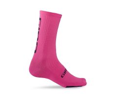 cyklistické ponožky GIRO HRC Team Bright Pink/Black S