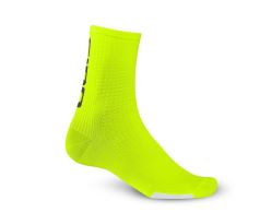 cyklistické ponožky GIRO HRC Team Hi yellow/black M