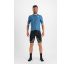 dres Sportful Checkmate jersey, blue sea berry blue XL