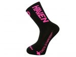 ponožky HAVEN LITE Silver NEO LONG black/pink (2 páry) 4-5 (37-39) 