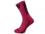 ponožky HAVEN LITE Silver NEO LONG pink/black (2 páry) 3-5 (37-39)