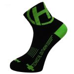 ponožky HAVEN LITE Silver NEO black/green (2 páry) 3-5 (37-39) 