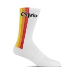 cyklistické ponožky GIRO Comp High Rise 85 bílé L