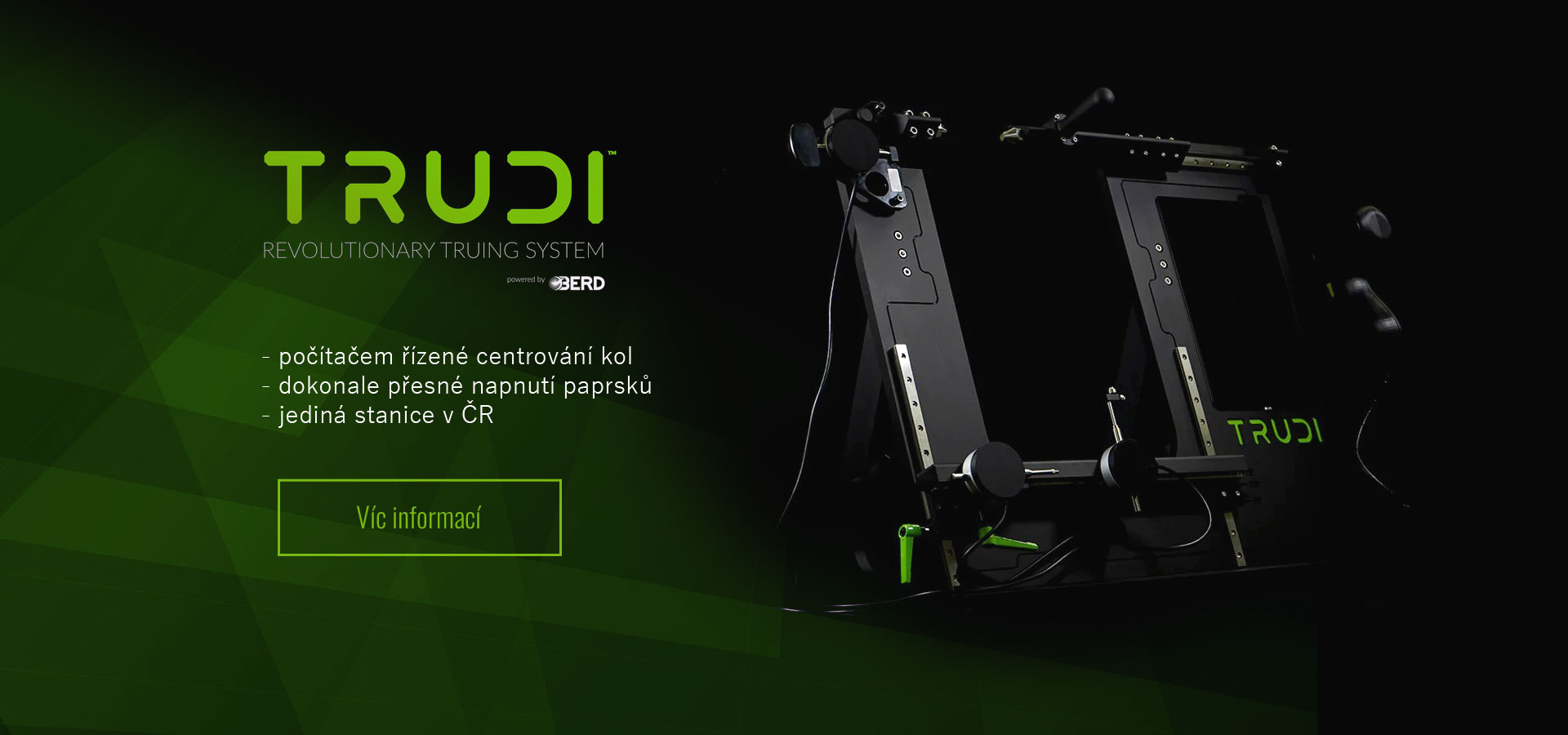 Strojové centrování výpletů TRUDI