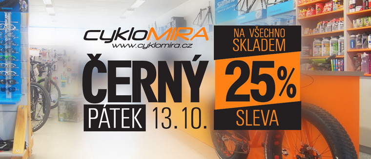 Černý pátek v CykloMIRA