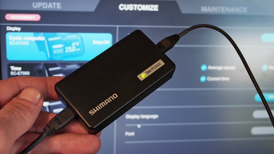 Konfigurace Shimano Di2