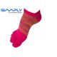 prstové ponožky Simply nízké melír/růžové