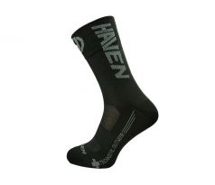 ponožky HAVEN LITE Silver NEO LONG black/grey (2 páry) 4-5 (37-39) 