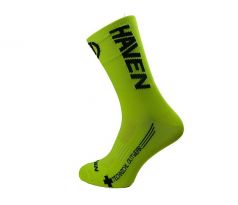 ponožky HAVEN LITE Silver NEO LONG yellow/black (2 páry) 10-12 (44-46) 