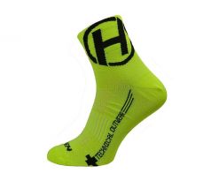 ponožky HAVEN LITE Silver NEO yellow/black (2 páry) 10-11 (44-46) 