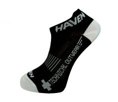 kotníkové ponožky HAVEN SNAKE Silver NEO black/white (2 páry)
