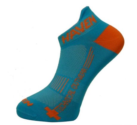 kotníkové ponožky HAVEN SNAKE Silver NEO blue/orange (2 páry)