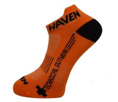 kotníkové ponožky HAVEN SNAKE Silver NEO orange/black (2 páry)
