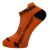 kotníkové ponožky HAVEN SNAKE Silver NEO orange/black (2 páry)