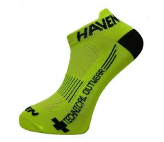 kotníkové ponožky HAVEN SNAKE Silver NEO yellow/black (2 páry)