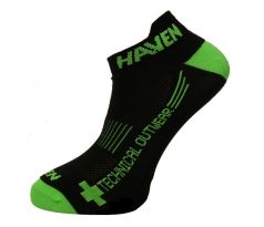 kotníkové ponožky HAVEN SNAKE Silver NEO black/green (2 páry)