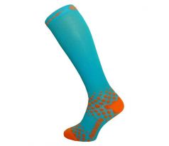 kompresní podkolenky HAVEN EvoTec CoMax blue/orange HIGH COMPRESSION 10-12 (44-46) 