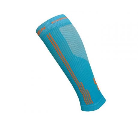 kompresní návleky HAVEN Compressive Calf Guard EvoTec blue/orange HIGH COMPRESSION