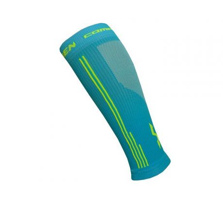 kompresní návleky HAVEN Compressive Calf Guard EvoTec blue/yellow HIGH COMPRESSION