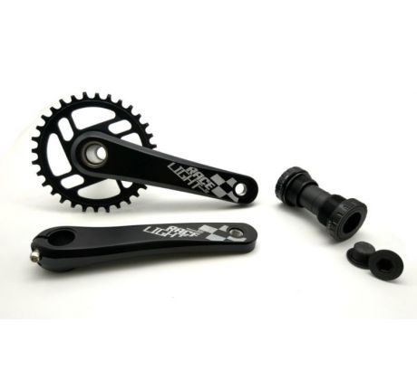 juniorské kliky Race Light Alloy 165 mm