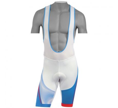 pánské cyklokraťasy Northwave Typhoon Bibshorts blue/white