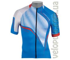 pánský dres Northwave Typhoon Jersey blue/white XL