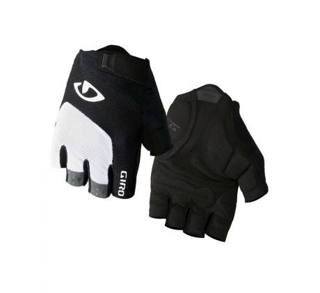 cyklistické rukavice Giro BRAVO černé/bílé