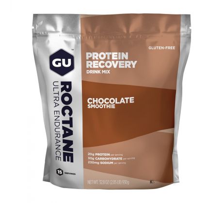 regenerační  nápoj GU Roctane Recovery Drink Mix 930 g Chocolate Smoothie