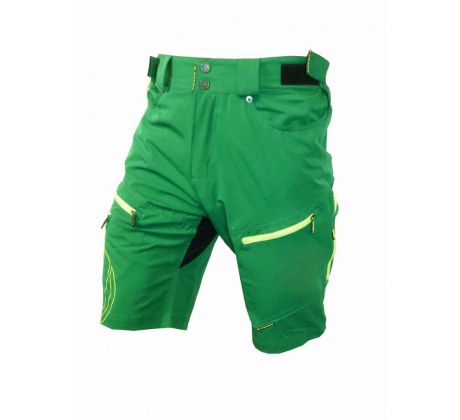 pánské kraťasy HAVEN Navaho Slimfit dark green/yellow