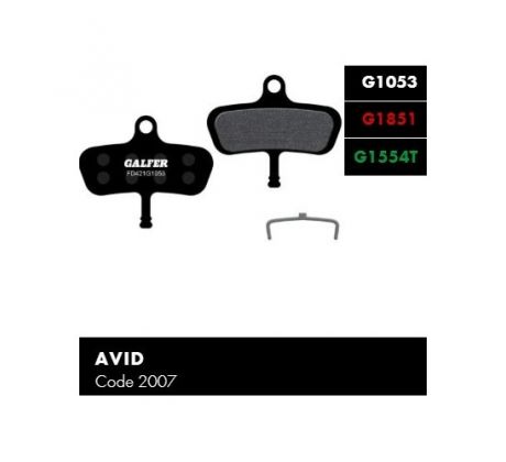 brzdové destičky Galfer FD421 - AVID