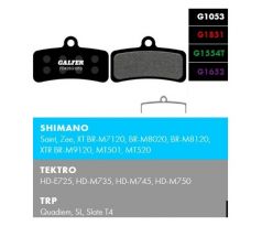 brzdové destičky Galfer FD426 - SHIMANO