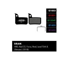 brzdové destičky Galfer FD469 - SRAM