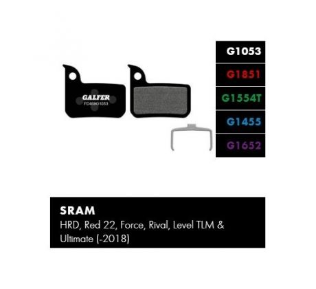brzdové destičky Galfer FD469 - SRAM