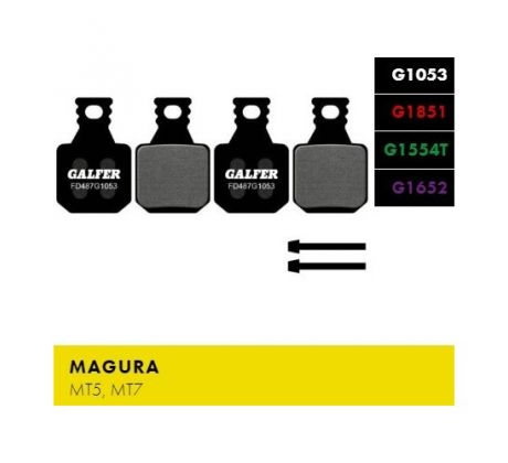brzdové destičky Galfer FD487 - MAGURA