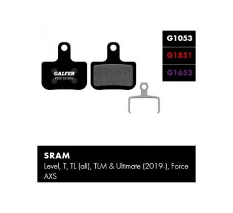 brzdové destičky Galfer FD513 - SRAM