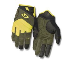 cyklistické celoprstové rukavice GIRO Xen Olive