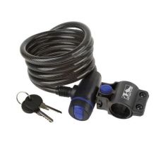 zámek M-Wave spirála 10x1800 mm na klíč