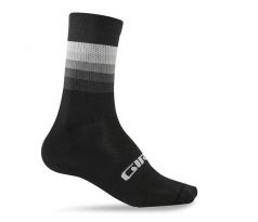 cyklistické ponožky GIRO Comp High Rise Black Heatwave S