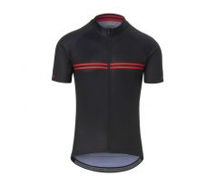 dres GIRO Chrono Sport Jersey Black/Red Classic Stripe