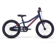 dětské kolo 16" Amulet Mini 16 2022 fluo dark blue metalic/orange shiny