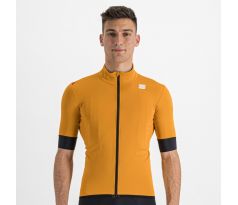 větruodolný dres Sportful Fiandre Light No Rain Jacket krátký rukáv, Dark Gold