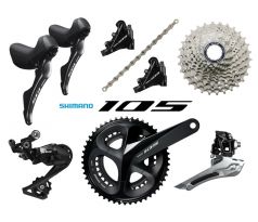 sada Shimano 105 R7000 2x11 disc vč. klik 172,5 (52/36)