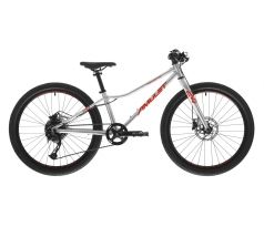 dětské kolo 24" Amulet Youngster SH 24 2023 alu brushed/red