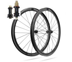 silniční/gravel karbonové výplety DUKE Baccara RX 36 / Extralite HyperSmart 3 / SAPIM CX-Ray 1.160 g