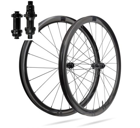 silniční/gravel karbonové výplety DUKE Baccara RX 42 / Baron Road SP / SAPIM CX-Ray 1.350 g