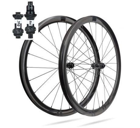 gravel karbonové výplety DUKE Baccara WRX 42 /DT Swiss 350 SP / SAPIM CX-Ray 1.420 g