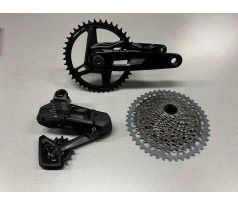 sada Sram Rival XPLR E1 1x13 (přehazovačka, kazeta, kliky s převodníkem)