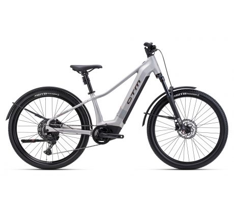 allroad elektrokolo CTM RUBY GX Pro 27.5 E-Allroad matná stříbrná 2026